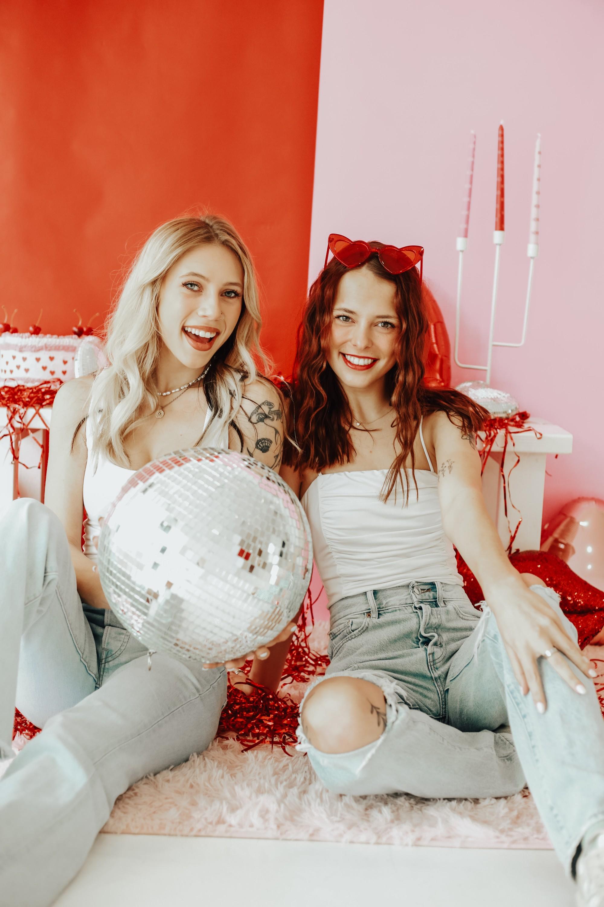 A Fun-filled Galentine's Photo Session at Neon Poppy Studios